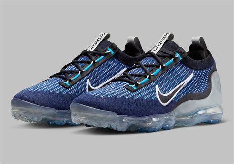 Nike Air VaporMax 2021 Flyknit Grey Blue Men's 